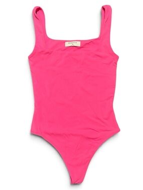 Babaton Hot Pink Contour Bodysuit